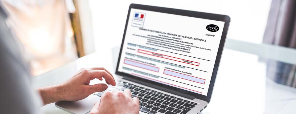 Formulaire de demande de recevabilité à la VAE