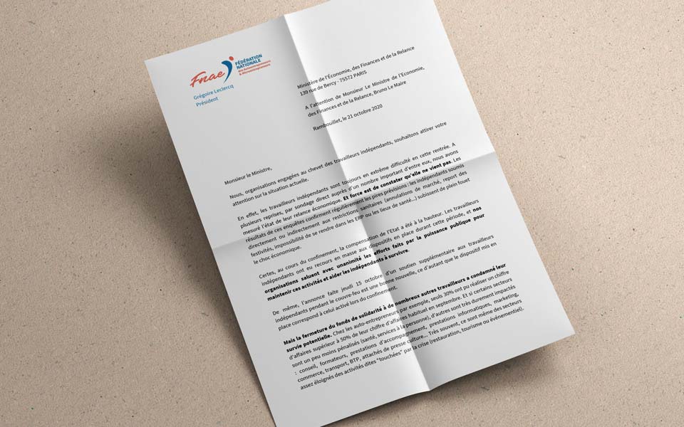 Le ministre de l&rsquo;Economie interpellé par 30 organisations pour la réouverture du fonds de solidarité pour les auto-entrepreneurs