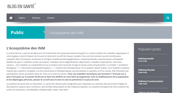 L&rsquo;écosystème des interventions non médicamenteuses