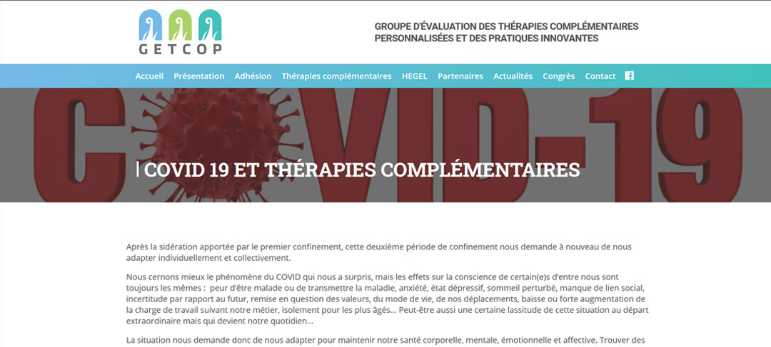 [GETCOP] Covid & Thérapies complémentaires