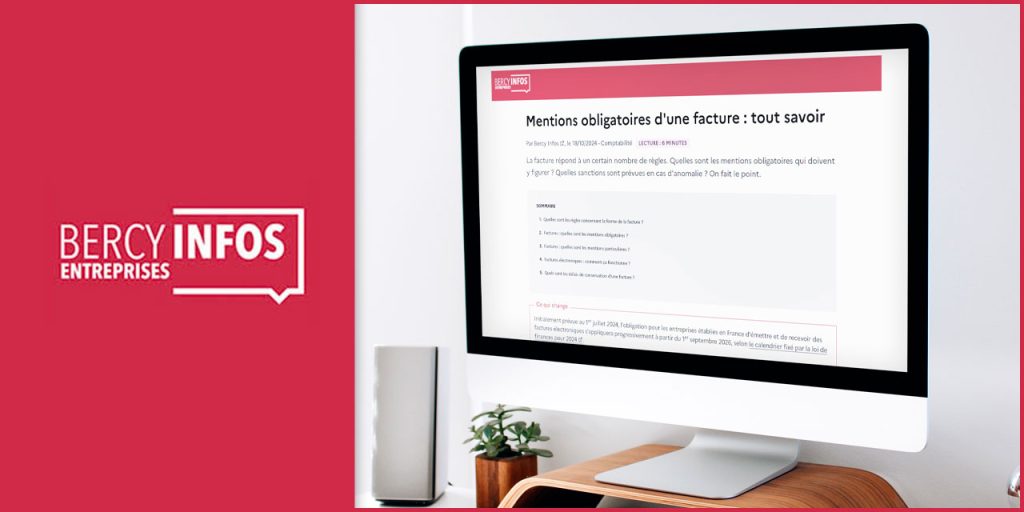 [Rappel] Les mentions obligatoires d&rsquo;une facture